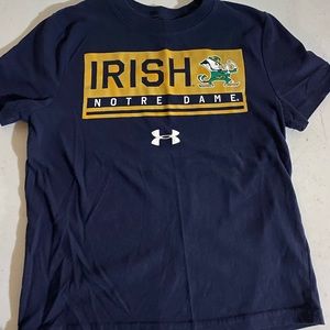 Youth Small UA Notre Dame tee!
